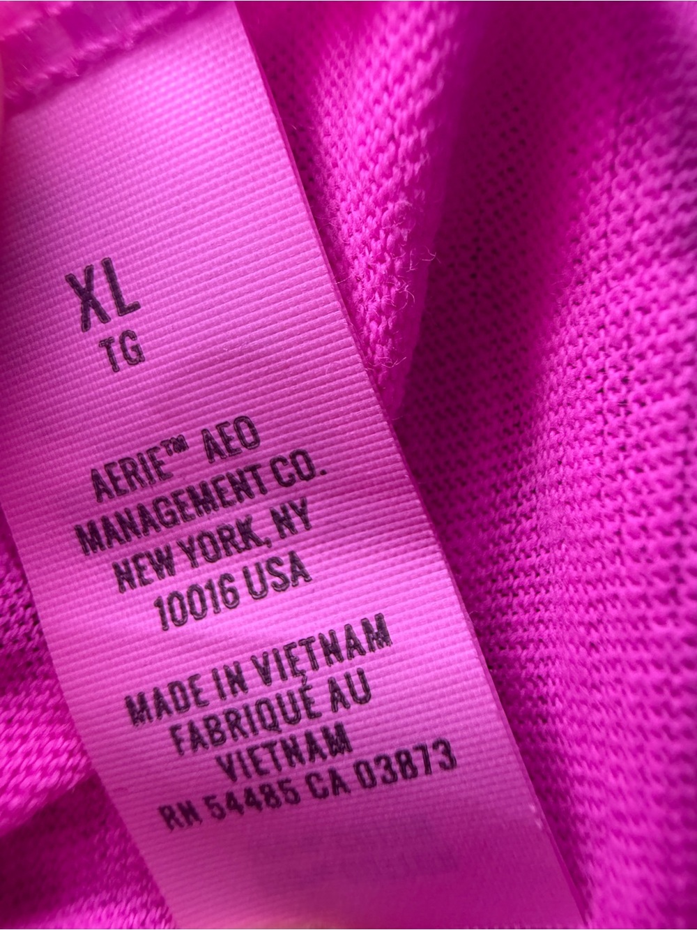 Aerie Oversized T-Shirt - Hot Pink - Size XL - Picture 4 of 8